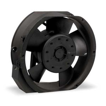 Dayton Standard Oblong Axial Fan, Round, 115V AC, 1 Phase, Cast Aluminum, 5 7/8 in W. 4WT42