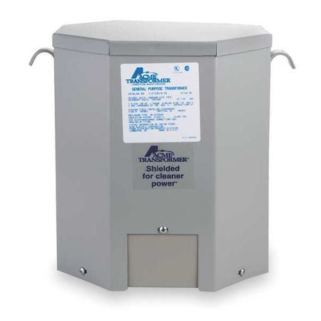 Acme Electric Buck Boost Transformer, 10 kVA, NEMA 3R, 24/48V AC, 240/480V AC T243571