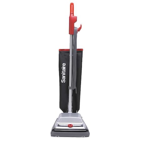 Sanitaire Upright Vacuum, 12 In, 145 cfm, 6.5A, 120V SC889D