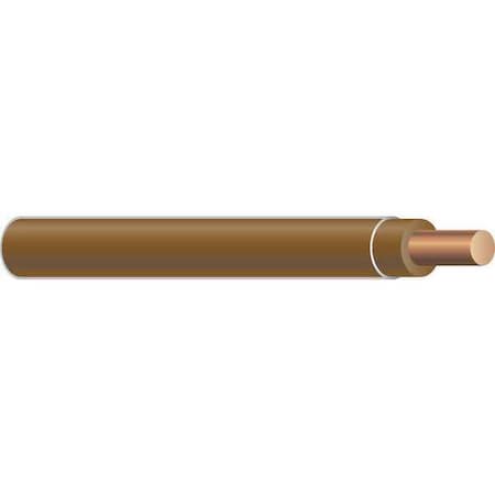 Southwire THHN Building Wire, Copper, 12 AWG, 1C, Brown, Solid, 2500 ft 11594905