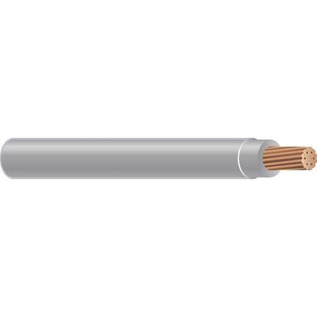 Southwire THHN Building Wire, Copper, 10 AWG, 1C, Gray, Stranded, 2500 ft 22981506
