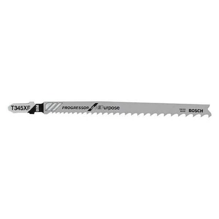 Bosch Jigsaw Blade, T-Shank, 5 In. L, PK3 T345XF3