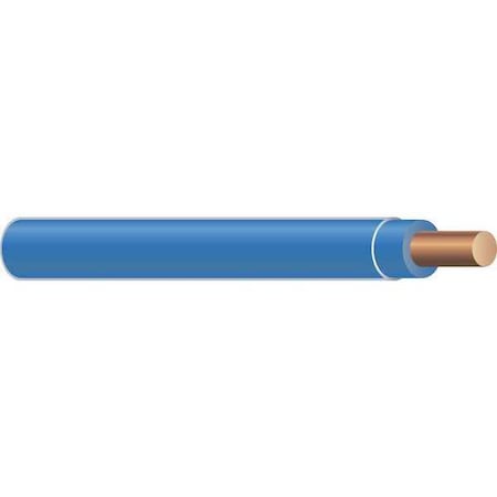 Southwire THHN Building Wire, Copper, 10 AWG, 1C, Blue, Solid, 2500 ft 11598005