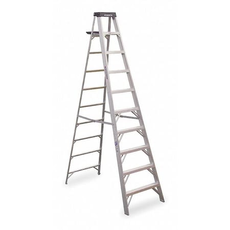 Werner 10 ft Aluminum Stepladder, 300 lb Capacity 310