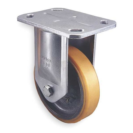 Zoro Select Plate Caster, Rgd, Polyurthn, 12 in, 3080 lb TFH300PT1HT24
