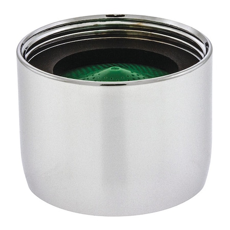 Neoperl 1.5 gpm Outlet, 55/64 in - 27 Thread Size, Chrome, Brass 5500705