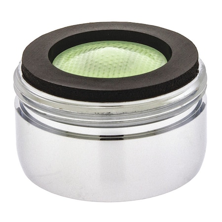 Neoperl 0.5 gpm Outlet, 15/16 in - 27 Thread Size, Chrome, Brass 5500005