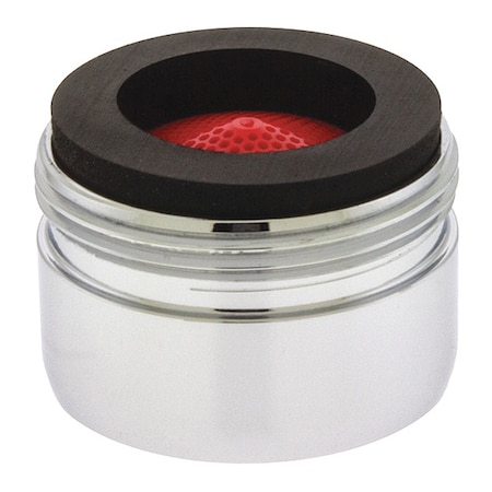 Neoperl 2.2 gpm Outlet, 13/16 in - 27 Thread Size, Chrome, Brass 5501605