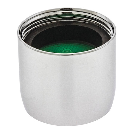 Neoperl 1.5 gpm Outlet, 3/4 in - 27 Thread Size, Chrome, Brass 5501705