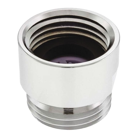 Neoperl 2 gpm Aerator Adapter, Chrome, Brass 5504405