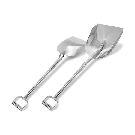 Sani-Lav Scoop Shovel, 304 Stainless Steel Blade, 24-1/2 in L Silver 304 Stainless Steel Handle 227