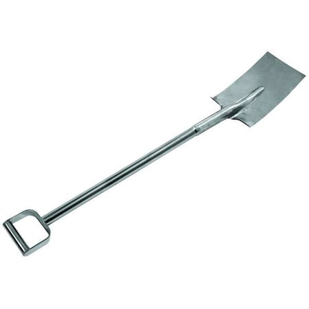 Sani-Lav Square Point Shovel, 304 Stainless Steel Blade, 28 in L Silver 304 Stainless Steel Handle 267
