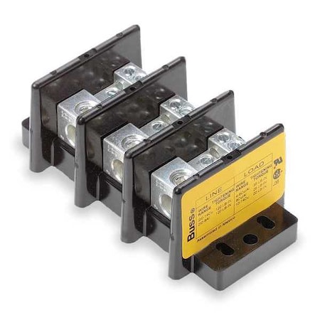 PON　6連 Eaton Bussmann Pwr Dist Block, 175A, 3P, 6P Secondary, 600V