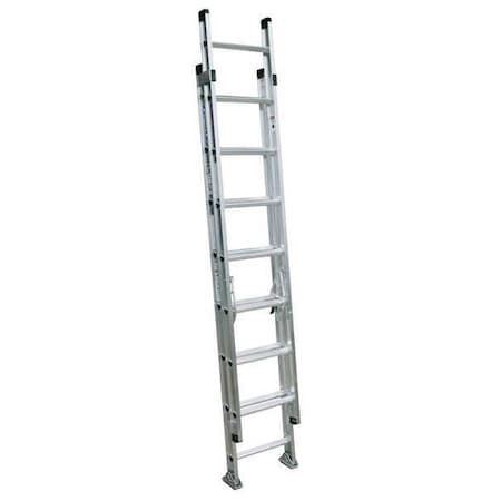 Werner 16 ft Aluminum Extension Ladder, 300 lb Load Capacity D1516-2