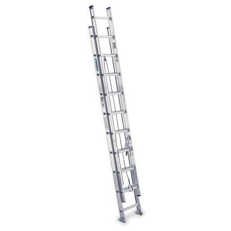 Werner 20 ft Aluminum Extension Ladder, 300 lb Load Capacity D1520-2