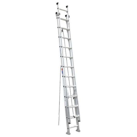 Werner 24 ft Aluminum Extension Ladder, 300 lb Load Capacity D1524-2