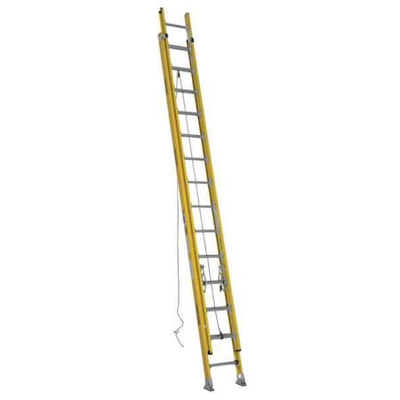 Werner 28 ft Fiberglass Extension Ladder, 375 lb Load Capacity D7128-2