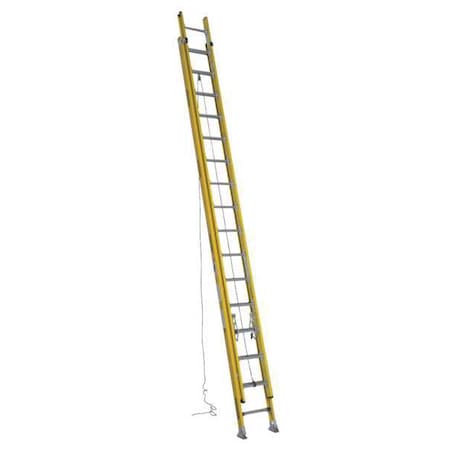 Werner 32 ft Fiberglass Extension Ladder, 375 lb Load Capacity D7132-2