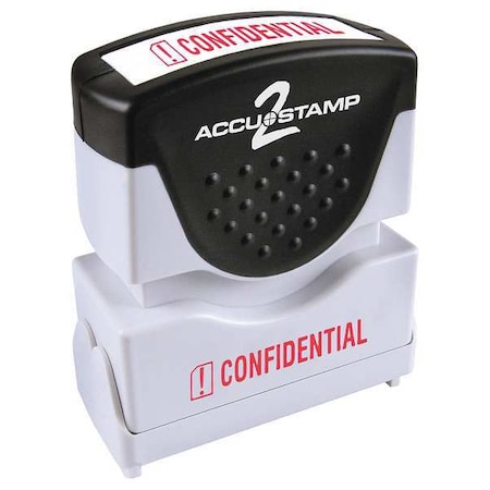 Accu-Stamp2 Microban Message Stamp, Confidential, 3/8" 038839