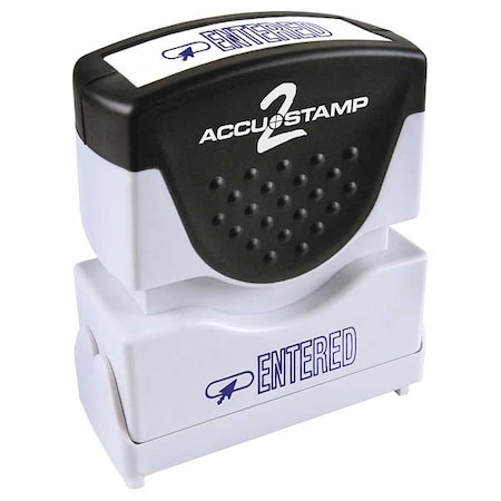 Accu-Stamp2 Microban Message Stamp, Entered, 13/64" 038838