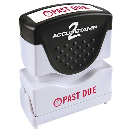 Accu-Stamp2 Microban Message Stamp, Past Due, 1/4" 038836
