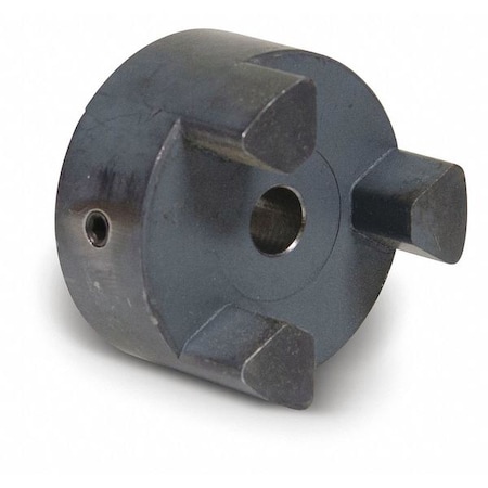 Tb Woods L-Jaw Coupling Hub, L075, Sint Iron, 1/2", NK L07512NK