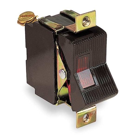 Carling Technologies Lighted Rocker Switch, SPST, 3 Connections LTILA54-1LBL-RC-A/125N