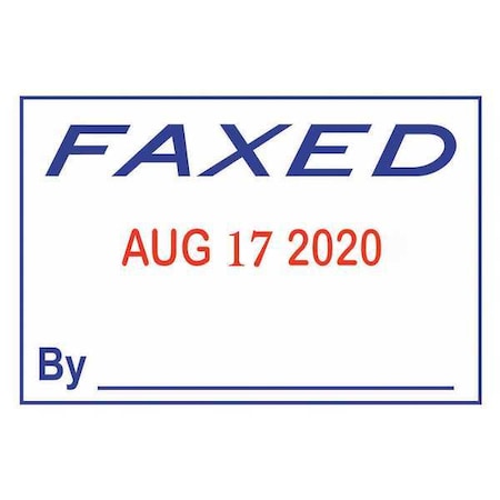 2000 Plus Message Date Stamp, 4 Bands, Faxed 038863