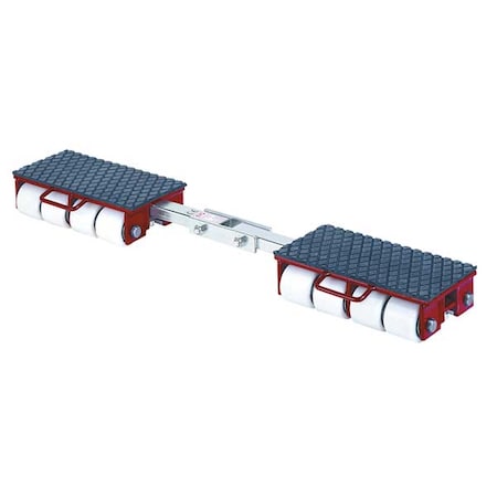 Gks-Perfekt Machine Dolly, 39,600 lb., Steel 3-10215