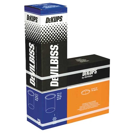 DEVILBISS Disposable Liners Kit, 34Oz, Pk32 DPC-600