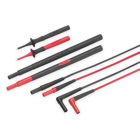 Fluke Test Lead Kit, 59 In. L, 10A, 1kVAC Fluke-TL238