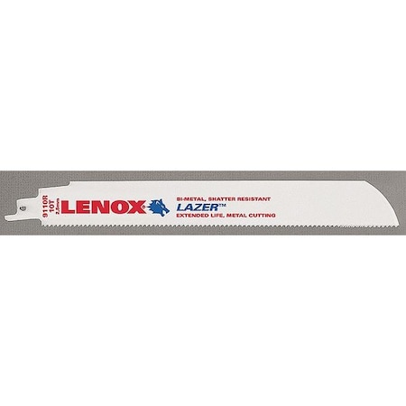 Lenox 9 in L x 10 TPI Reciprocating Saw Blade, 5 PK 201769110R