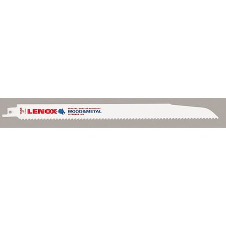 Lenox 12 in x 6 TPI Reciprocating Saw Blade Set, LENOX, 25 PK 20495B156R