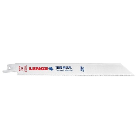 Lenox 8 in L x 24 TPI Reciprocating Saw Blade, 5 PK 20579824R