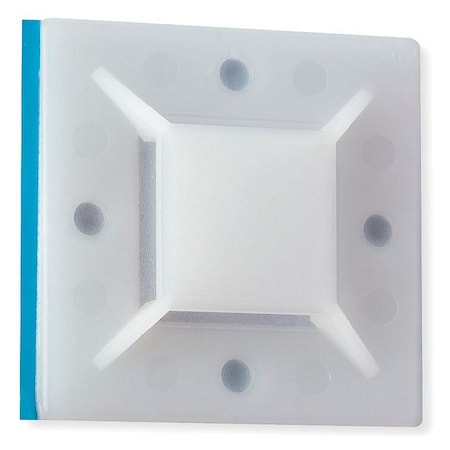 Ty-Rap Cable Tie Mounting Base, Nylon 6/6, Natural, 2 in L TC368A