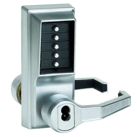 Simplex Push Button Lock, Entry, Key Override LR-1021-B-26D-41