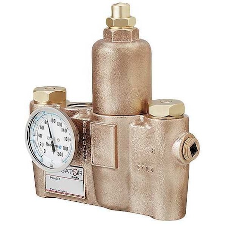 Bradley Mixing Valve, Bronze, 26 gpm S19-2100