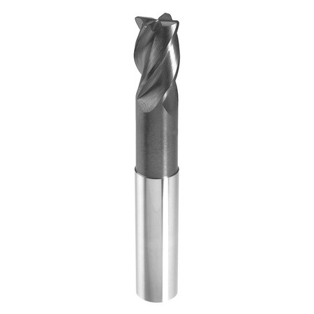 Onsrud 1/2" Four Flute Routing End Mill Corner Radius, 3-1/8" Neck EMC602868