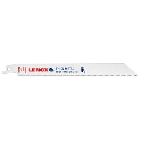 Lenox 8 in x 14 TPI Reciprocating Saw Blade Set, LENOX, 5 PK 21519814R