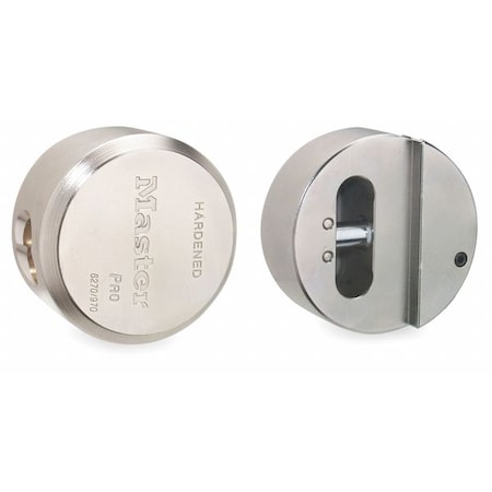 Master Lock Custom Padlock, Chrome Plated, Hardened Solid Steel Body, Boron Alloy Shackle 6270