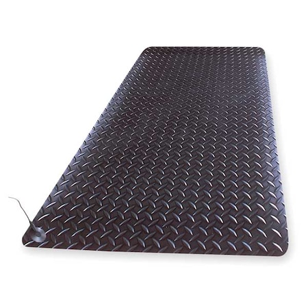 Notrax Black Static Dissipative Mat, 14 mm Thick 826S0035BL-RS