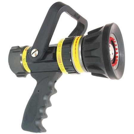 Viper Fire Hose Nozzle, 1-1/2 In., Black SG3012
