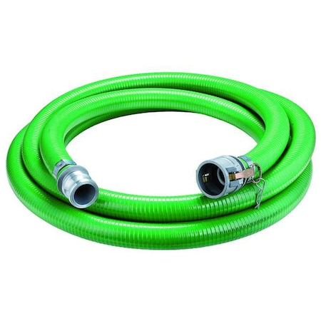 CONTINENTAL Water Hose, 4" ID x 50 ft., Green SP400-50CE-G