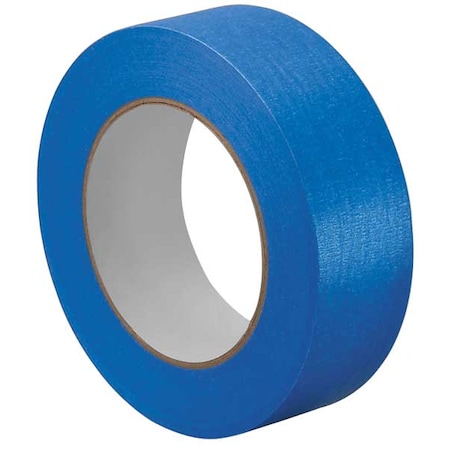 Tapecase Painter's Tape, 1 1/2 in W x 60 yd L, 5.5 mil Thick, Blue, Rubber Adhesive PT14