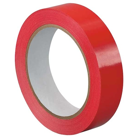 Tapecase Bag Sealing Tape, UPVC, Red, 3/8In x 72 Yd TC414