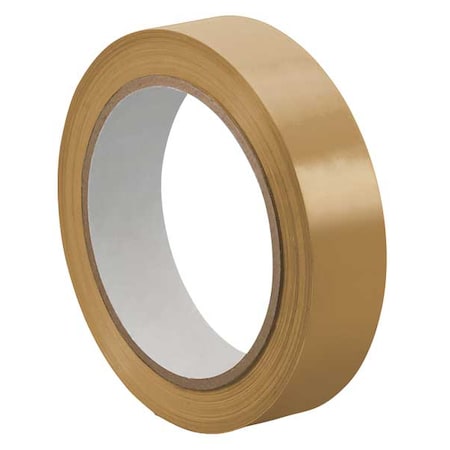 Tapecase Bag Sealing Tape, UPVC, Tan, 3/8In x 72 Yd TC414