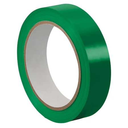 Tapecase Bag Sealing Tape, UPVC, Green, 3/8In x 72Yd TC414