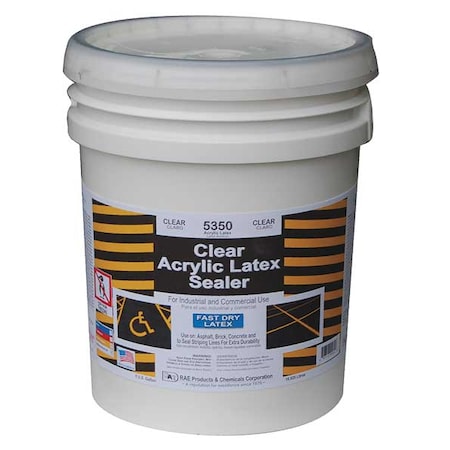 Rae Sealer, 5 gal, Clear, Acrylic, Semi Gloss 5350-05