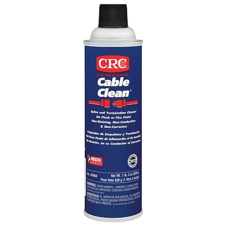 Crc Splice Cleaner, Aerosol Spray Can, 19 oz, Liquid 02069