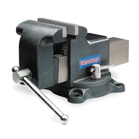 Westward 5" Heavy Duty Combination Vise with Swivel Base 4YP27